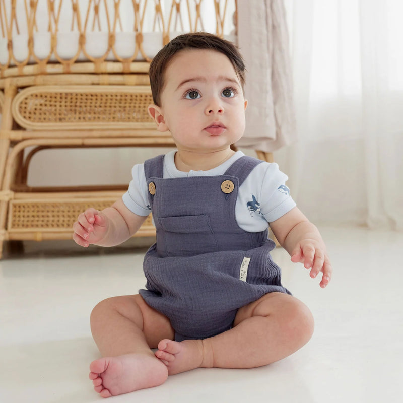 Aster & Oak | Orca AOP Henley Onesie