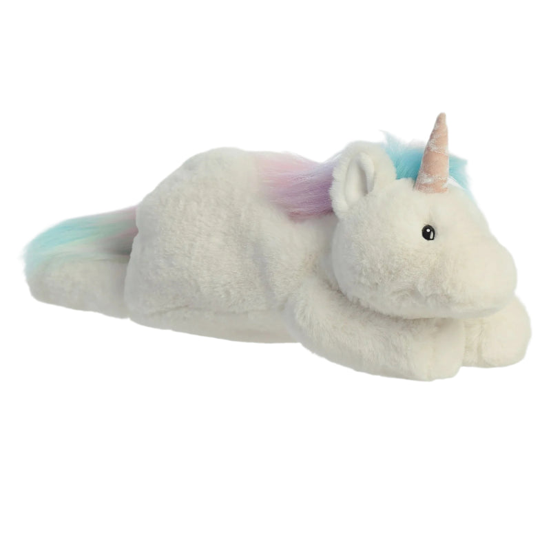 Aurora | Large Unicorn Snoozles Laid-back Stuffed Animal White 18"