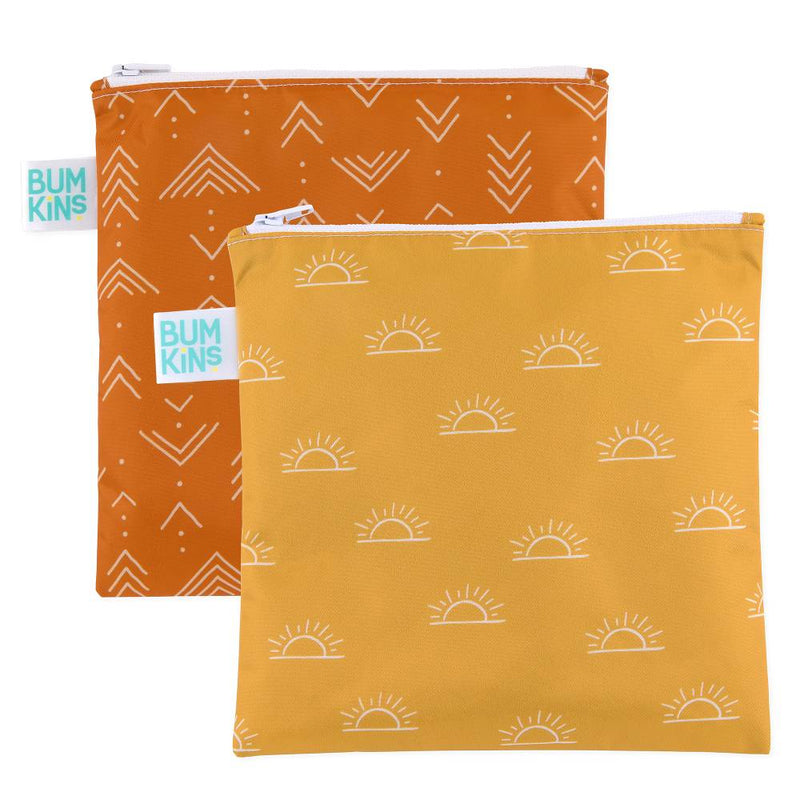 Bumkins Large Snack Bag 2pk- Sunshine & Grounded