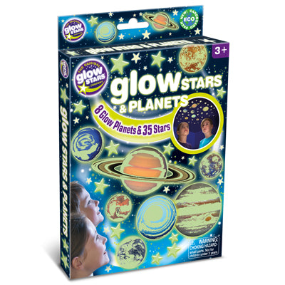 Glow Stars & Planets, Eight Glow Planets & 35 Stars
