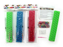 LOOM BANDS – 300PCS, 12 CONN, 1 HOOK