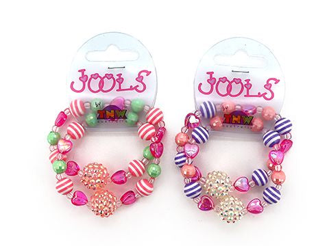 BANGLES SET – COTTON CANDY (2 PER CARD) – 2 ASSTD