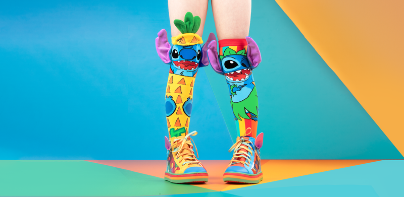 Madmia Stitch Pineapple Over Knee-High Socks Long Unisex Kids