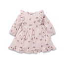 Aster & Oak | Butterfly Rib Ruffle Dress