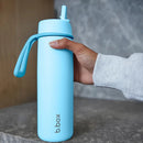 b.box Insulated Flip Top Bottle 690ml - Lagoon