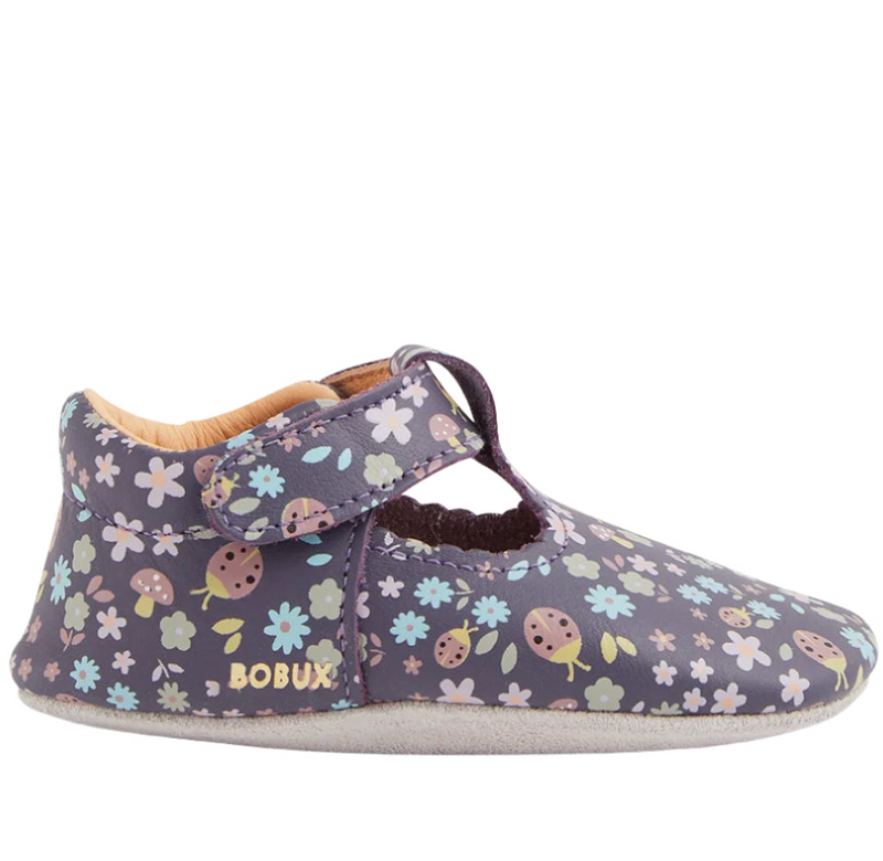 Bobux | Meadow Soft Sole-Grape Floral