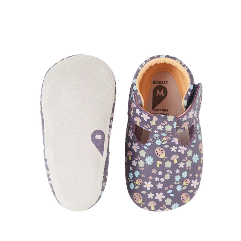 Bobux | Meadow Soft Sole-Grape Floral