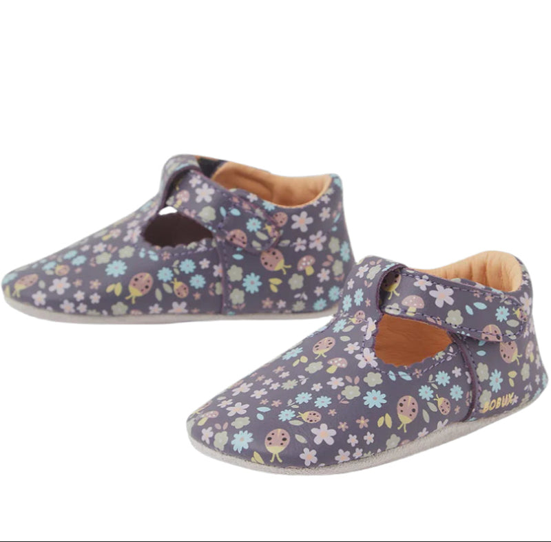 Bobux | Meadow Soft Sole-Grape Floral