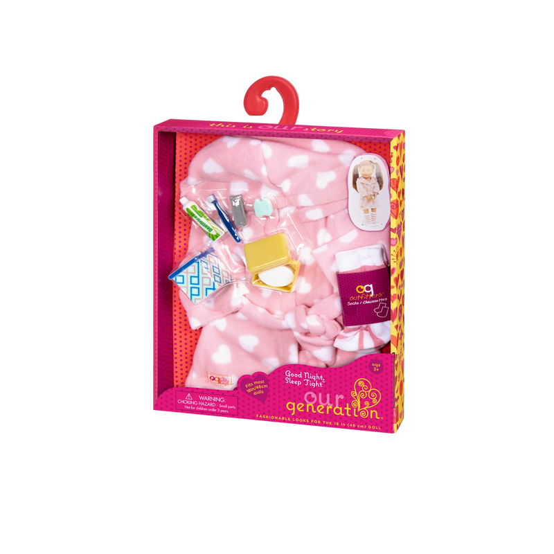 Our Generation | Good Night, Sleep Tight  Dressing Gown & Accessories