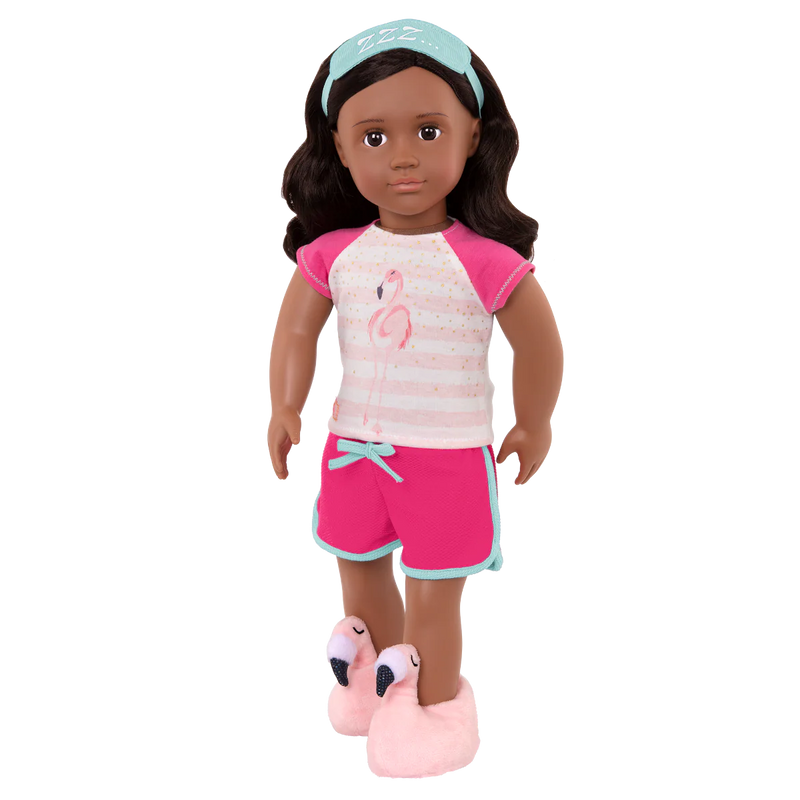 Our Generation | Sleepover Pyjama Outfit for 18" Dolls - Flamingo Dreaming