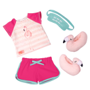 Our Generation | Sleepover Pyjama Outfit for 18" Dolls - Flamingo Dreaming