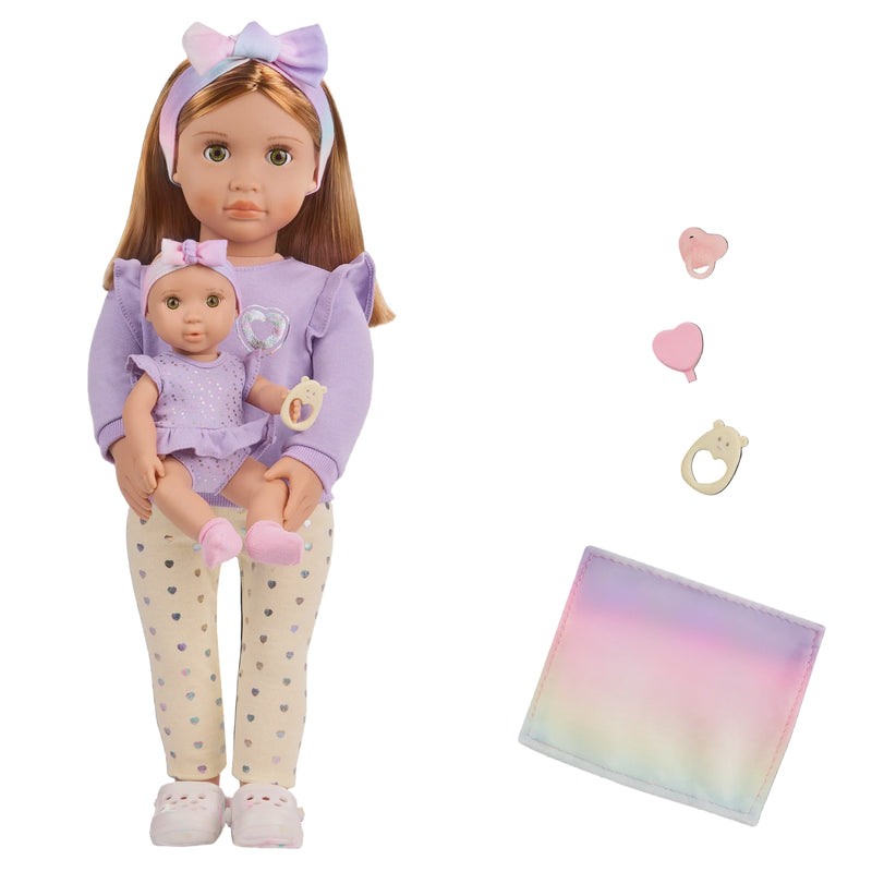 Our Generation | Tory & Riley 46 cm Doll Babysitter & Baby Doll Set
