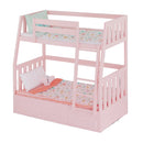 Dreams for Two 18-inch Doll Butterfly-Themed Bunk Bed Furniture Set