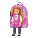 Hop On Carrier Kids' Backpack Accessory for 18-inch Dolls