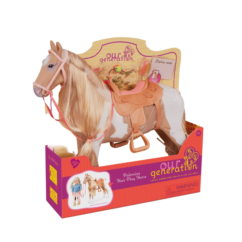 Our Generation |  Horse 20 Inch Hair Play - Palomino