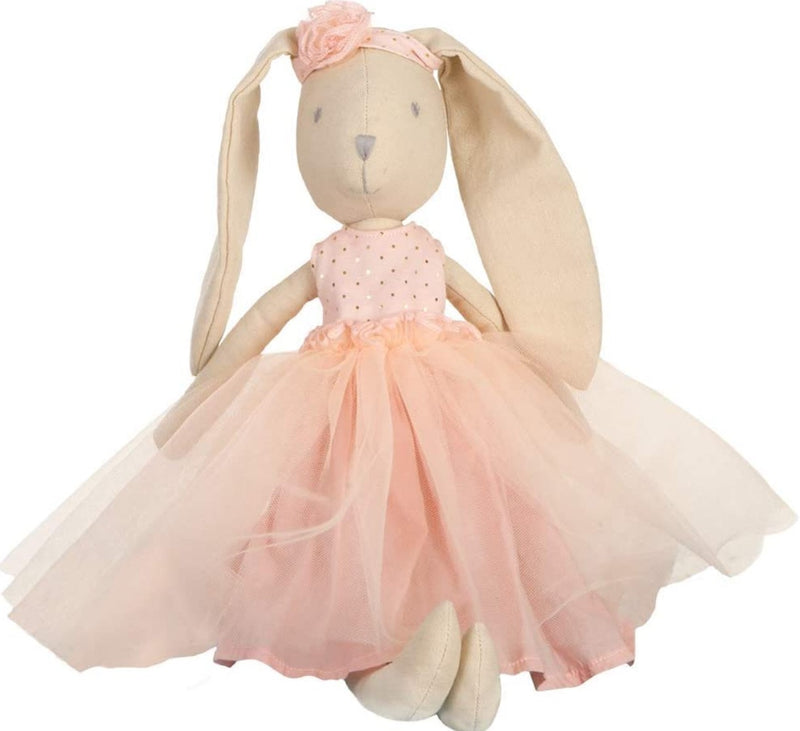 Marcella the Bunny, Organic (GOTS) Doll, Ballerina\Pink Dress