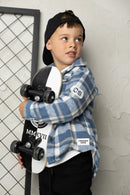 Cracked Soda Finn Shirt Jacket blue 00-2