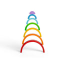 BigJigs | Wooden Stacking Rainbow Puzzle