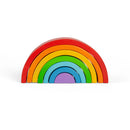 BigJigs | Wooden Stacking Rainbow Puzzle