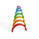 BigJigs | Wooden Stacking Rainbow Puzzle