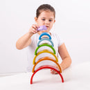 BigJigs | Wooden Stacking Rainbow Puzzle