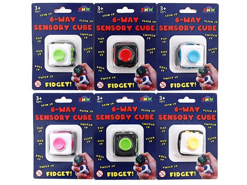 6-Way Sensory Cube on Card