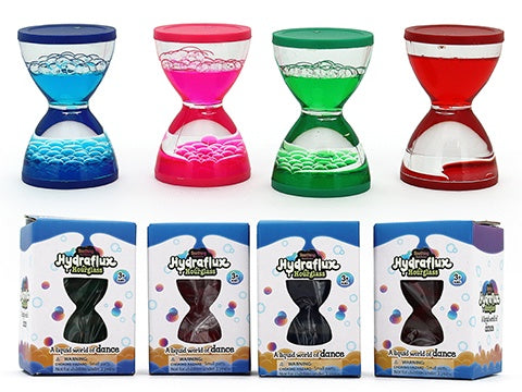 LIQUID MOTION TIMER – SMALL HOURGLASS (4 ASST) RRP $5.99