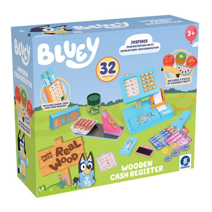 Bluey |  Wooden Cash Register