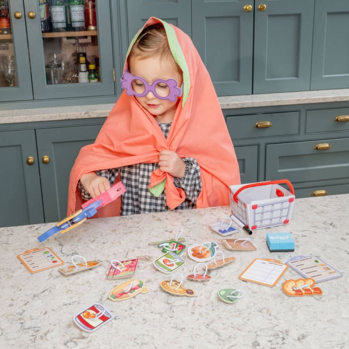 Bluey Wooden Grannies Shopping Set