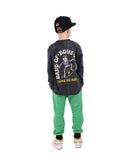 BAND OF BOYS | Black Wash Bones Skate Tee