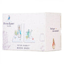 BEATRIX POTTER PETER RABBIT BOOKENDS - WHITE