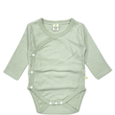 Imababy | L/S Kimono Bodysuit - Olive stripes