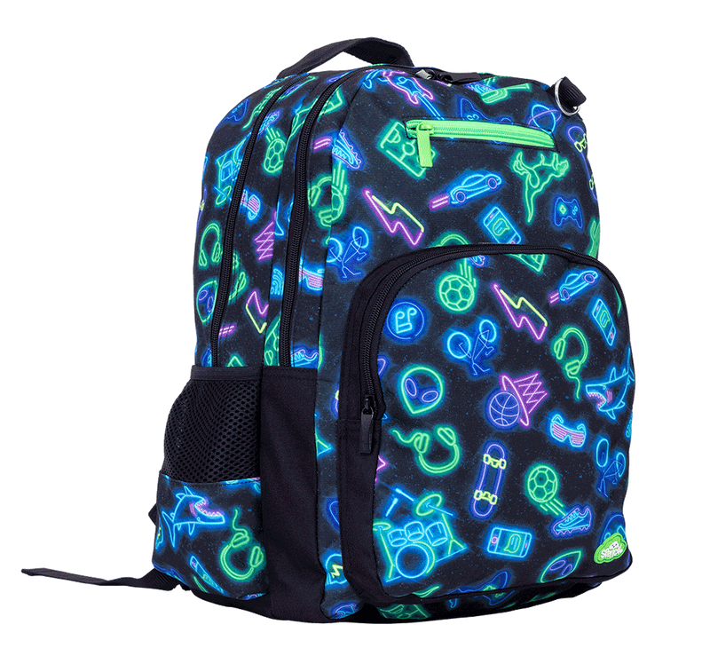 Spencil | Big Kids Backpack - Neon Life