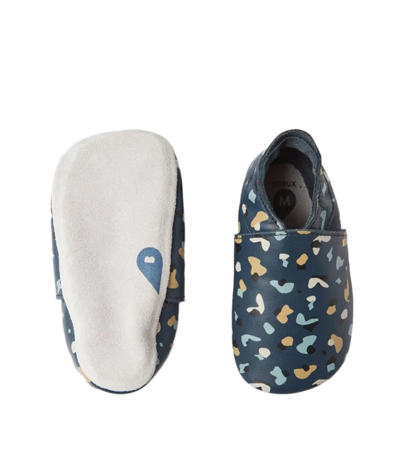 Bobux | Speckles Soft Sole Pre Walker Navy Leather Shoes