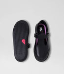 Bobux | KP Crossing Junior Black Leather Flat Shoes