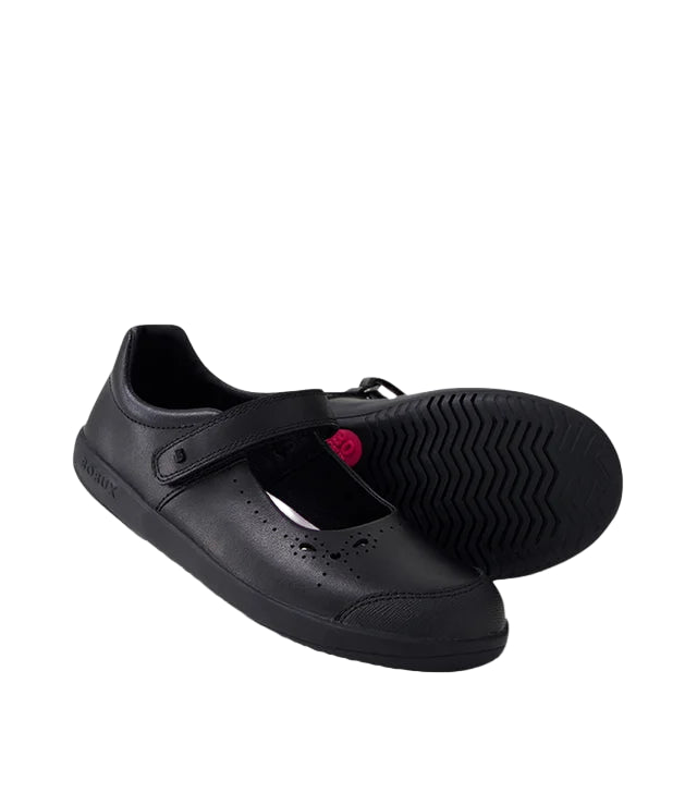 Bobux | KP Rebound Black leather school Shoes