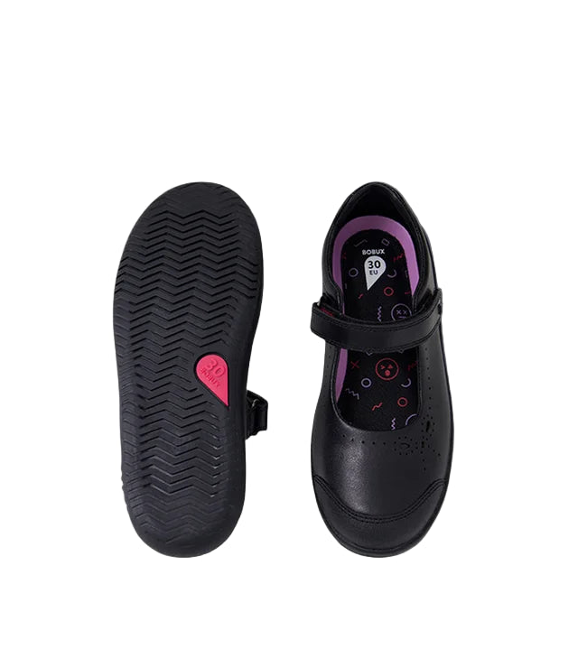 Bobux | KP Rebound Black leather school Shoes