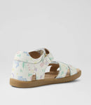 Bobux | KP Girls Flora Sandal - White Flora