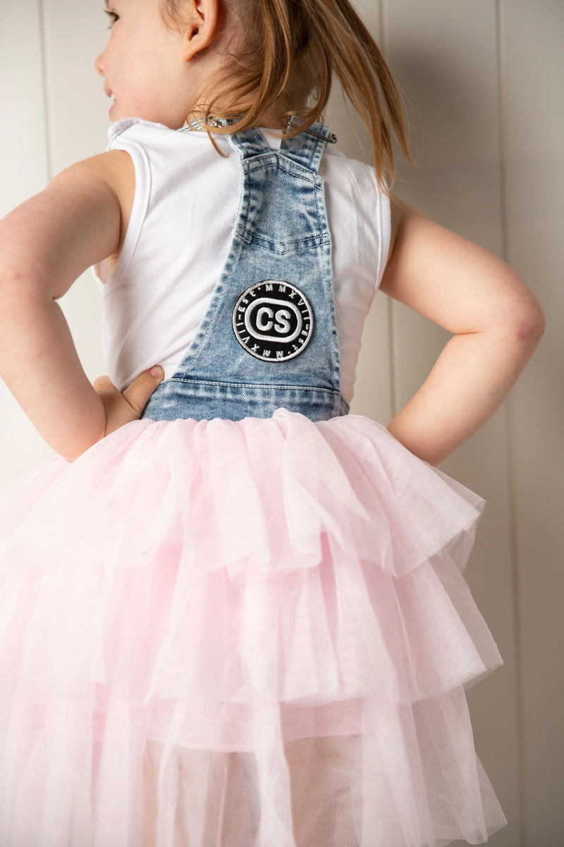 Cracked Soda | Brooke Pinafore Tutu Blue/Pink