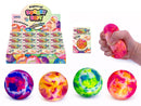 SQUEEZE SUGAR MARBLED STRESS BALL (4 ASSTD) – 6cm