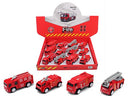 Diecast Pull-Back Fire Engine -Asstd