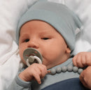 Babu | Merino Ribbed Beanie - Denim