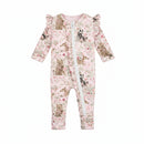 Confetti Kidz | Baby Animals - Bamboo Zipsuit