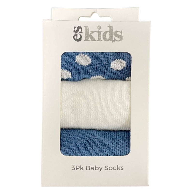 eskids | Baby Socks Boxed - 3pk - Asst