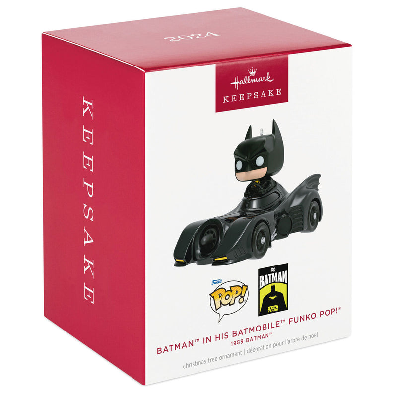 Hallmark 2024 | DC™ 1989 Batman™ in His Batmobile™ Funko POP!® Ornament