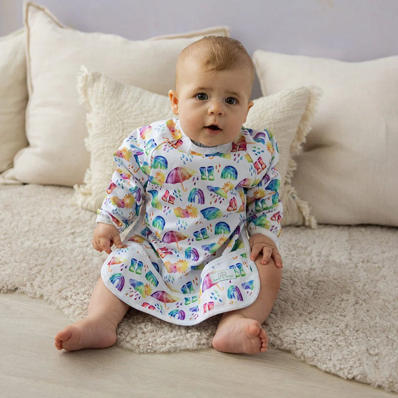 Bear & Moo | Sleeved Bib - Asstd Designs