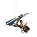 Vintage Wupper Airlines Wooden Hanging Mobile