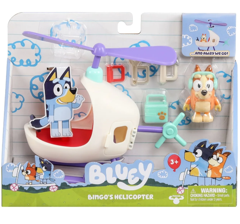 Bluey | Bingo's Helicopter Playset