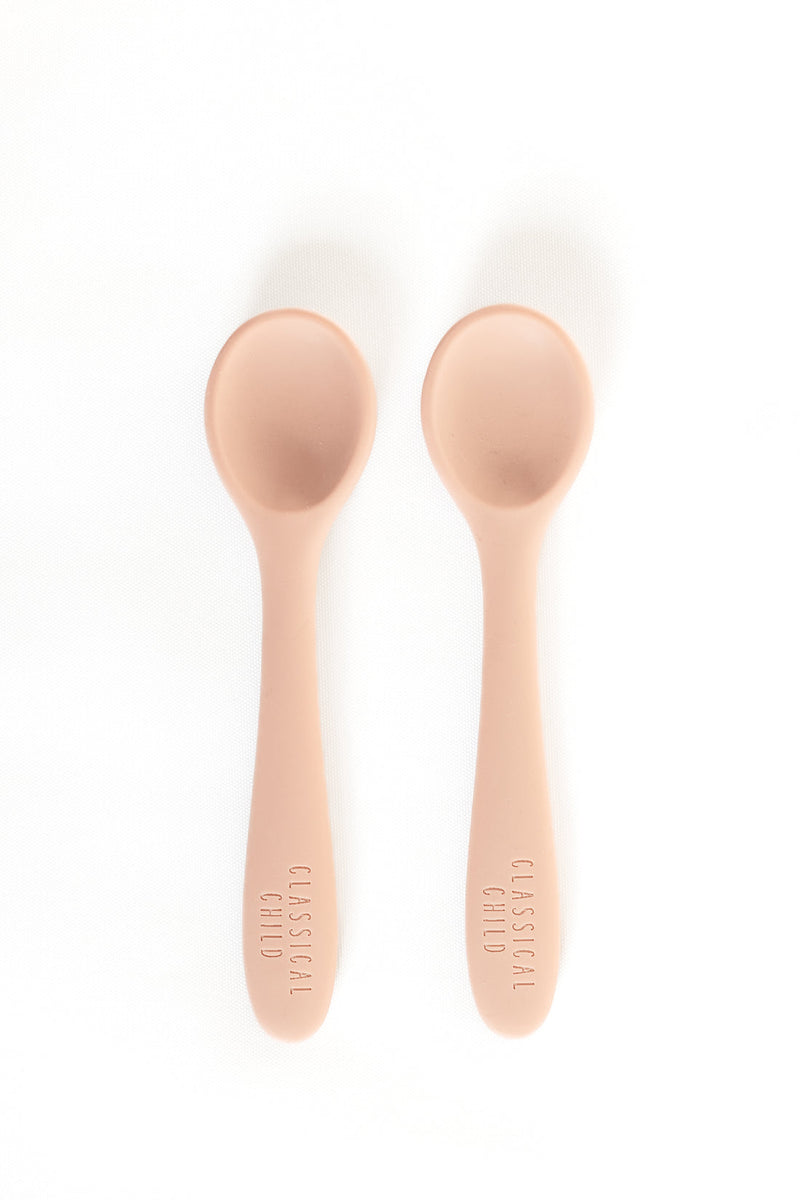 Classical Child | Silicone Spoon 2pk - Assorted