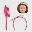 Corolle 36cm Tropicorolle Hair Brush & Headband Set Ma Corolle RRP $22.99